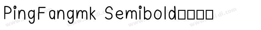PingFangmk Semibold字体转换